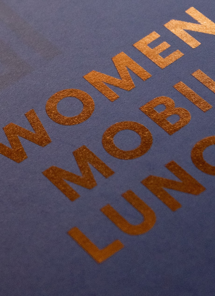 WIM Luncheon 2019 Print Flyer Heißfolienprägung