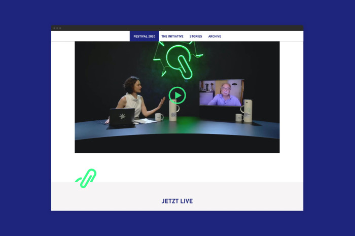 Creative Bureaucracy Festival Responsive Webdesign Video